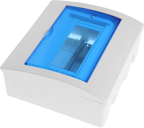 HOMSFOU Wetterfester Elektrokasten 8-Kreis Abs pc | Außenbereich Einsatz, Mehrfarbiges Design, 19.50 X 18.30 X 8.50 cm, 1 X Elektrokasten in Der Lieferung
