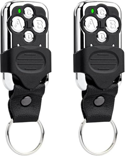 Lot de 2 télécommandes de rechange pour porte de garage Chamberlain TX4RUNI - Pour Chamberlain Motorlift ML1000EV ML700EV ML550EV