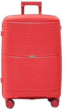Intersod Daniel Hechter – Koffer mittelgroß, 64 x 43 x 26 cm, Rot Monaco