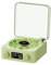 Yopeissn KW03 Retro Vinyl Record Speaker RGB Wireless Bluetooth 5.0 Turntable Speaker Player Stereo Sound with White Noise Green