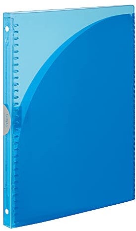 Kokuyo Campus Adapt Slim Binder - A4 - 30 Rings - Light Blue by Kokuyo