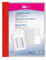 VELOFLEX 4741021 - Schnellhefter VELOFORM, 1 Stück, DIN A4, rot, PVC, glasklarer Vorderdeckel, passend für Prospekthüllen