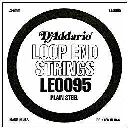 D'Addario .0095 Plain Steel Loop End Single String