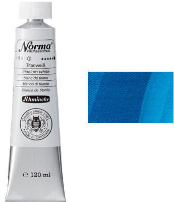 Schmincke : Norma : Professional Artists' Oil : 120ml : Cerulean Blue