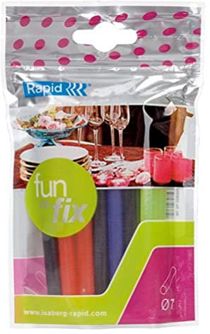 Rapid Kleber 7mm 80g 100mm f.NEO 3 Farbig Heißklebestick