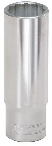 KS Tools 917.1261 Douille longue - 12 pans - 1/2 - 10 mm - CHROMEmat