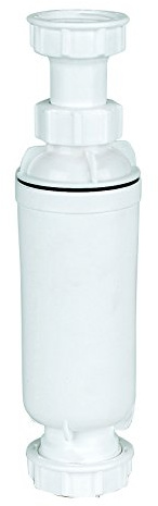 FloPlast TD372T 32 x 32 mm Telescopic Pedestal Trap with 76 mm Seal - White