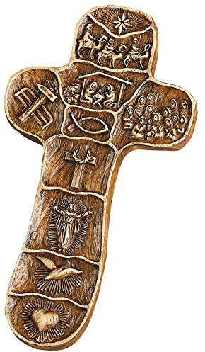 12,7 cm Christ Story Palm Kreuz w/Story Display Karton von Römischen von Römischen INC.