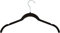 Amazon Basics Velvet Shirt/Dress Hangers, Black, 50-Pack