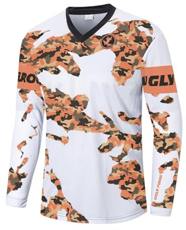 UGLY FROG Trikot MX DH Enduro Herren Mountainbike MTB Top Langarm Atmungsaktiv Radtrikot