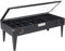 Kare Design Coffee Table Collector, Black, Wood, Glass Table Top, Sofa Side Table for Living Room, Bedroom, Office, 122x55x46 cm (H/W/D)