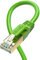HiiPeak Cat 8 Ethernet Cable 1.5m, Cat8 Internet Cable 40Gbps 2000Mhz High-Speed Professional LAN Patch Network Cables with RJ45 Gold-Plated Connector, Compatible with Cat6/Cat6a/Cat7, Green (1.5 m)