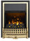 Dimplex Atherton Optimyst Water Vapour Inset Electric Fire, Real Flame Effect, Brass Fireplace, Coal Fuel Bed, 1000W/2000W Fan Heater, Energy Efficient Flame Only, Thermostatic, Remote Control