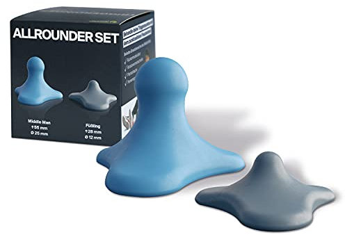 Triggerdinger by K-Active® Allrounder Set | Triggerpunkt-Drücker Set | Massagegerät Set zur Selbstbehandlung | Verspannungen einfach lösen