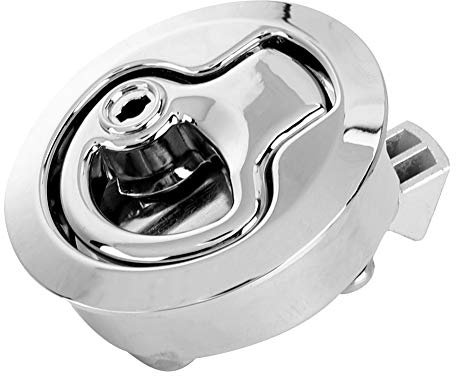 Serrure marine, serrure de sécurité à fermeture de VR, loquet de verrouillage de trappe de traction en alliage de zinc, loquet de trappe de verrouillage de bateau de 2 pouces, puits de vie
