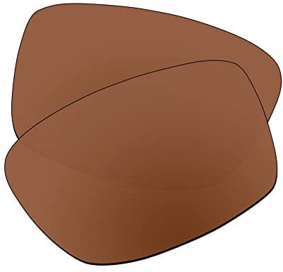 EZReplace Lenses Replacement for Oakley Square Wire 2 2014 OO4075 Sunglasses (Polarized Lenses) - Fits Oakley Square Wire 2 2014 Frame (Maroon Brown)