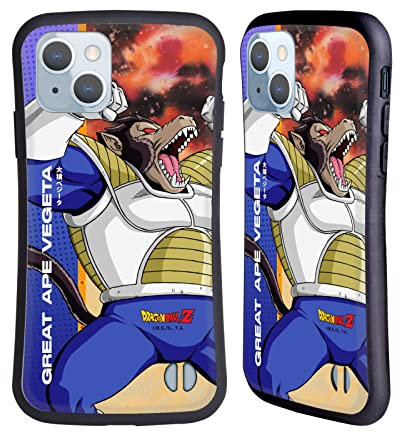 Head Case Designs Officially Licensed Dragon Ball Z Great Ape Vegeta Saiyan Arc Characters Hybrid Case Compatible With Apple iPhone 14