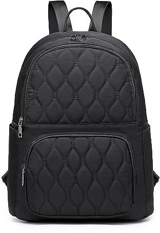 Miss Lulu Rucksack Damen Elegant - Casual Daypack Klein, Nylon Cityrucksack Mit Innen Mulity Fach