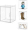 Dasellfa Vitrine Schaukasten Plexiglas Box, Acryl Vitrine, Sammlervitrine mit Tür, Für Minifiguren, Figuren Vitrine Kleine, Action Figuren Spielzeug, Modellautos, Sammelfiguren (36*27*27cm)
