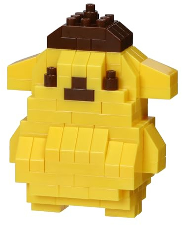 Pompompurin Nanoblock, Miniatur-Baufigur zum Zusammenbauen | 140 Mikrobausteine, offizieller Sanrio-Charakter aus dem Hello Kitty Universum, kreative Aktivität ab 12 Jahren – NBCC182