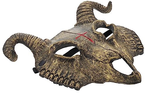 Toyvian 3st Ziegen Halloween-maskenstütze Halloween-party-maskerade Schaf-schädel- Für Party Ziege Cosplay Halloween-tiermaske Tierkopf 3d Persönlichkeit Pu