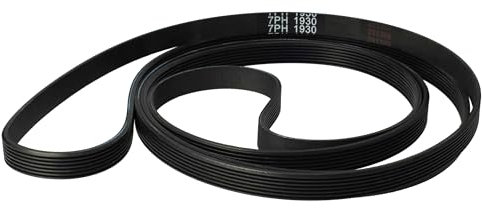 vhbw Keilriemen kompatibel mit AEG Lavatherm 350, 340, 338, 36500, 35600, 3500, 3450, 3400 Wäschetrockner - 193 cm Schwarz