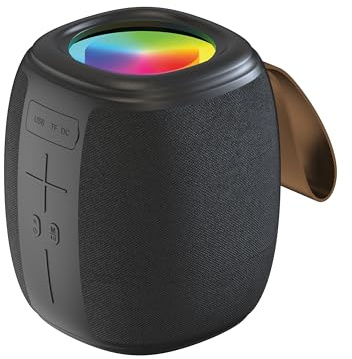 RED5 Tornado 100 TWS Colour Changing Fabric Covered 360° Audio Bluetooth Speaker