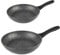 Salter COMBO-9285 Megastone Thermo Collar Frying Pan Set – 20/32 cm Pans, Non-Stick Coating 10 x Tougher, Corrosion & Scratch-Resistant Forged Aluminium, Heat Indicator Collar, Metal Utensil Safe