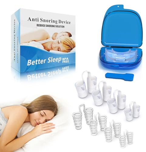 Schnarchstopper,Anti Schnarch Nasenspreizer,Wiederverwendbares Schnarchgerät,Anti Schnarch,Premium Nasenclip zur möglichen Verbesserung der Atmung und entspannten Nächten[2 Größen]