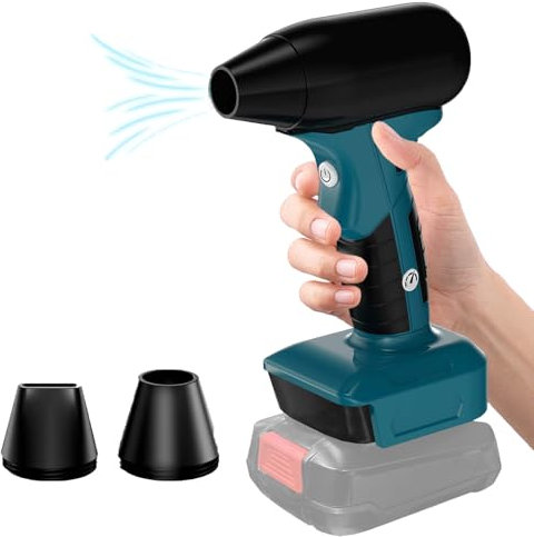 Jet Dry Mini Gebläse,Jet Fan 130000 RPM Wind Speed 4-Speed Control Kompatibel mit Bosch PBA 18V Lithium Batterie,Super Jet Fan Gebläse zum Trocknen, Reinigen (Batterie Nicht enthalten)