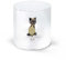 WD Lifestyle - Bicchiere in Vetro Borosilicato 250ml con Decorazione in Vetro Colorato Interna (Gatto siamese)