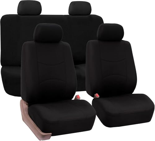 JXTTJ Auto Sitzbezüge Set für Toyota Aygo 2012-2016 2017 2018 2019 2020 2021 2022 2023 2024 2025, Atmungsaktiv Bequem Vorne Und Hinten Auto-Schonbezüge Stoff Sitzbezug Innenraum Schonbezüge
