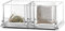 Contenitore per bustine di tè, porta bustine di zucchero, organizer per tè in acrilico trasparente, compatto e salvaspazio, struttura robusta, 14,6 cm, per bancone, bevande
