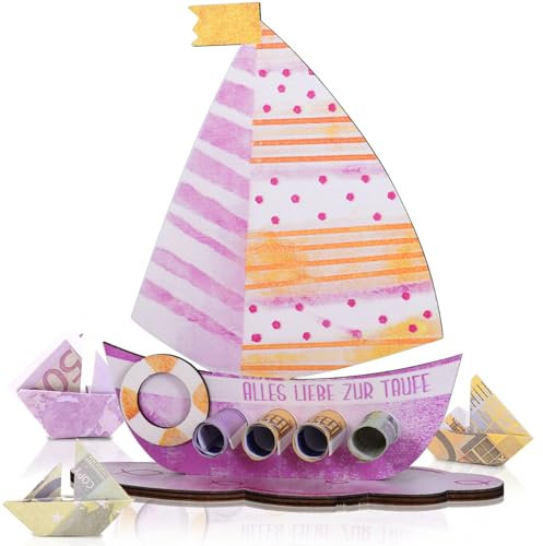 Taufgeschenke Jungen, Blau Rosa Geschenk Taufe Junge Mädchen Taufgeschenk Mädchen Geschenke zur Taufe Junge Mädchen Taufgeschenk Junge Taufe Geschenk, Arche Noah Holz Taufgeschenke für Mädchen Junge