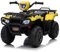 Elektro Kinderquad, Elektro-Quad mit LED und Musik, Elektroauto mit 4 rutschfeste Räder & langsamer Start, Kinderfahrzeug für Kinder ab 3 Jahren, Kindermotorrad (Gelb)