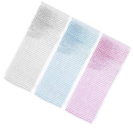 CTIRCHIU 3fogli Adesivi Autoadesivi Con Gemme Acriliche Argento Di Stickers Decorativi Per Cellulari e Interni Auto Facili Da Applicare e Rimuovere Senza Residui Per Diy e Personalizzazione