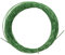 TIKATARER Cadenas de Tenis, 12.2m 1.30 Mm Elástico Nylon Tennis Raquet Wire Cuerca de Tenis Raquetas Cuerda para Reemplazar la Línea Dañada la Raqueta (Green)
