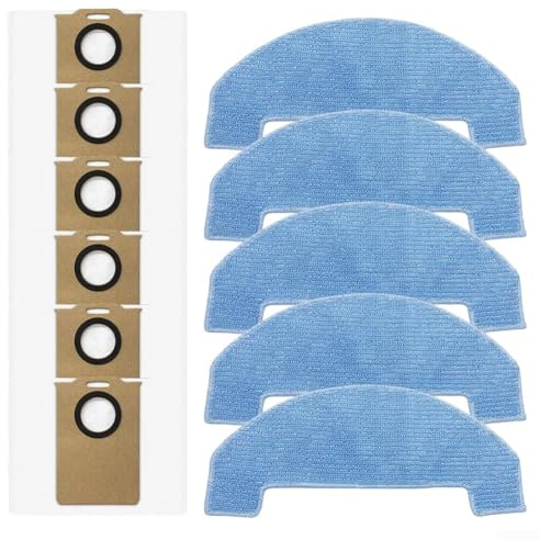 Kit di sacchetti per la polvere, kit di accessori di ricambio per aspirapolvere Ultenic per robot T10 Lite/per Ultenic per T20 Pro