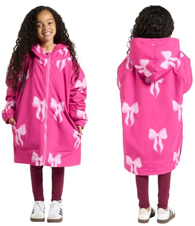 OHS Kids Drying Robe, Keep Dry & Warm Robe Outdoor Kids Changing Robe for Privacy Boys Girls Waterproof Coat for Outdoors Swimming Surfing Camping - S/M - L/XL