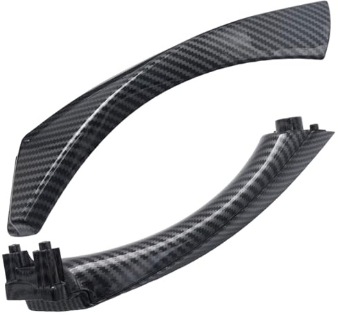 Hoypeyfiy 51419150335 Türgriff Innen Beifahrer, Kohlefasermuster Türgriff Innen, Ersatz für BMW 3' E90/E90 LCI Limousine, E91/E91 LCI Touring, Ersetzt 51417230849(Rechts)