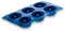 Moule à mini kouglofs 6 parts - 100% silicone - Ø 7cm par kouglof, hauteur 3,6cm