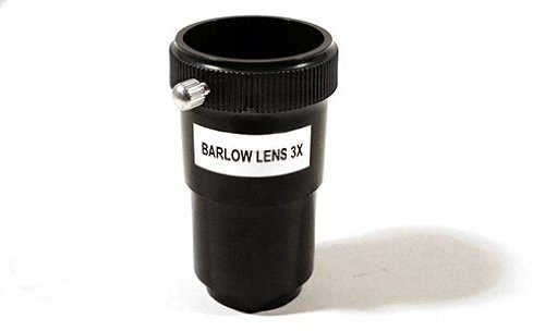 TS-Optics einfache Barlow-Linse 3X 1,25 für Einsteigerteleskope, 3BLK