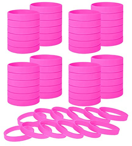 GOGO 60 Stück Silikonarmbänder Silikon Jelly Armbänder für Erwachsene Gummi Armreifen Partyzubehör