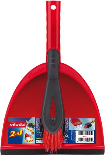 Vileda 2-in-1 Dustpan Set [Pack of 3]