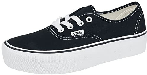 Vans Femme Old Skool Platform Baskets, Noir (Black/Black Bka), 37 EU
