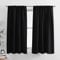 Rod Pocket Verdunklungsvorhänge Set – Pony Dance isoliert Vorhang Panels Lärm reduzierende Fenster Behandlung Drapes für Schlafzimmer., Polyester-Mischgewebe, schwarz, 42 x 45