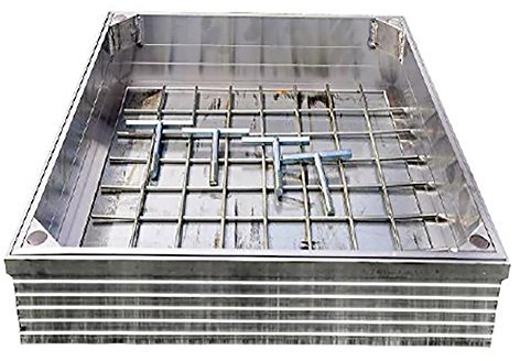 Schachtabdeckungen ALU 60x60x10cm