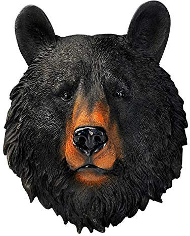 Wenwan Tierkopf Wanddekoration,Dekorative Skulptur,Bär