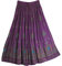 Radhykrishnafashions Indian Yoga - Falda larga para mujer con lentejuelas para escoba gitana, vestido de novia. Morado Morado ( 36