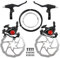 ShenZhenShiShiLiLanTianKeJiYouXianGongSi CNC hydraulische Scheibenbremse Fahrrad, Fahrrad-Scheibenbremsen-Set vorne und hinten, hydraulische Bremse Fahrrad aus Aluminiumlegierung für MTB Mountainbike,